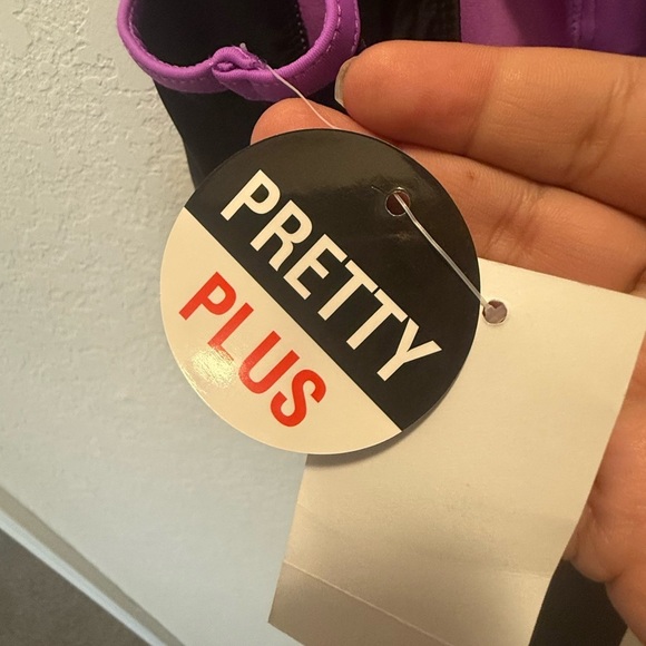 Zeroxposur Swimwear purple with zip front size XXL - Picture 4 of 4